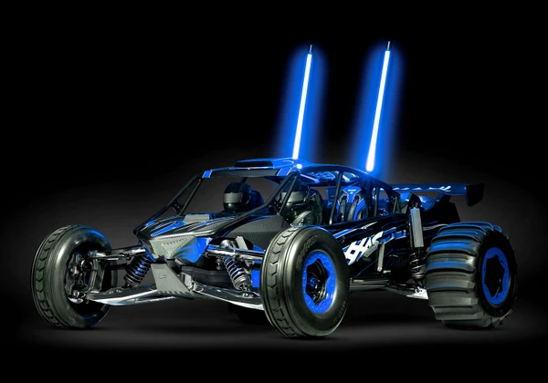 Traxxas Blue LED Whip Light w/ Flex-Tech Mount