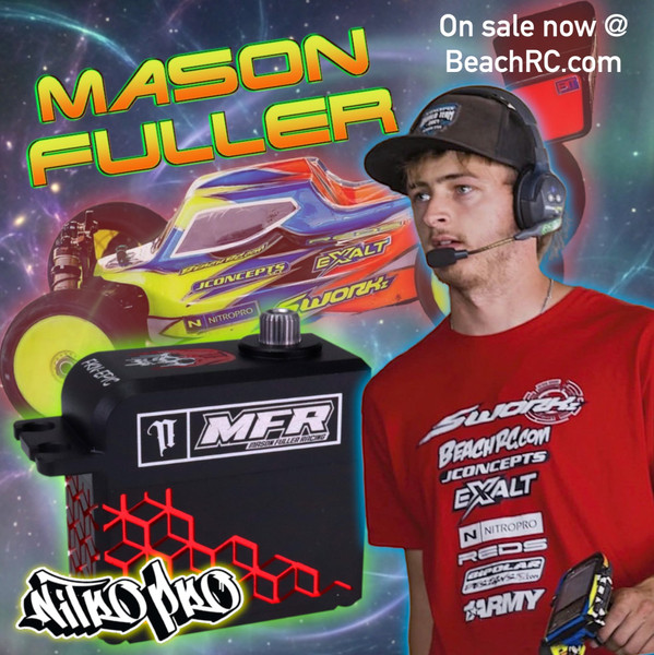 NitroPro EPIC Mason Fuller High Torque Metal Case Brushless Servo (25T)