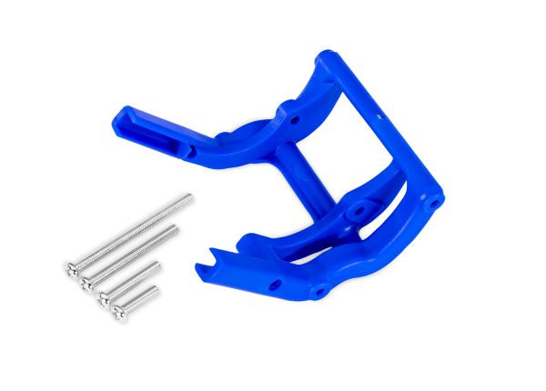 TRAXXAS Blue Wheelie Bar Mount & Screws