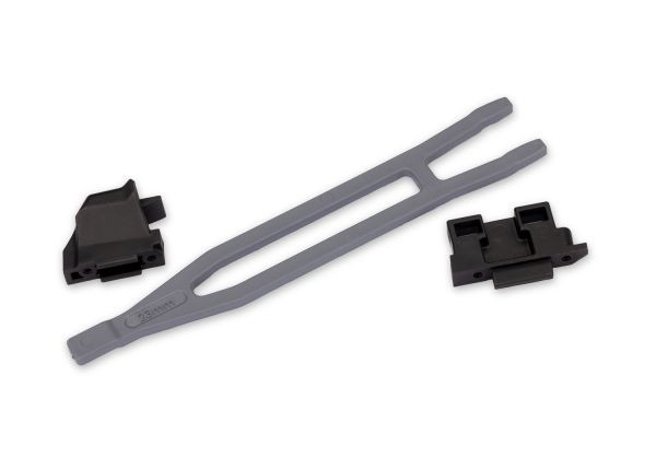 Traxxas Slate Gray Battery Hold-Down w/ Retainers