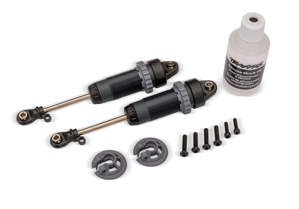 1/10 Steel-Gray XX-Long GTR Shocks (2)