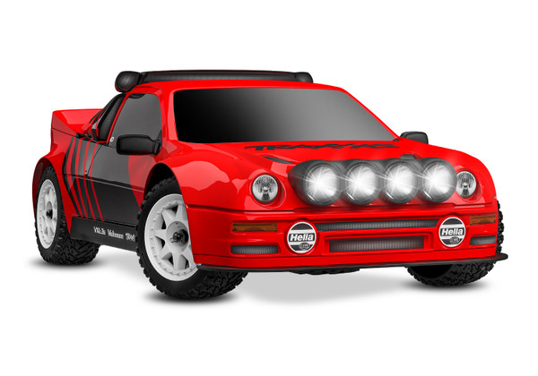 Traxxas Mini Rally VXL Ford RS200 - RED