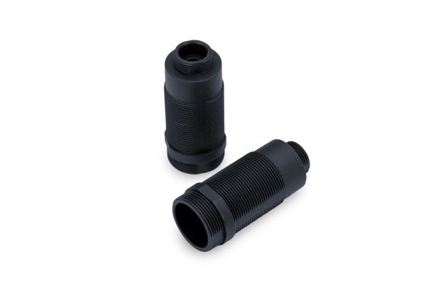 Traxxas 1/10 Steel-Gray Composite Long GTR Shock Bodies (2)