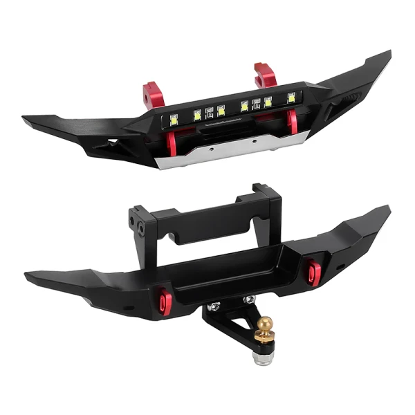 INJORA CNC Aluminum Bumper with Light Bar for 1/18 TRX4M Bronco (4M-85)
