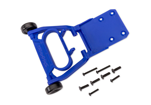 Traxxas Blue Assembled Wheelie Bar & Screws