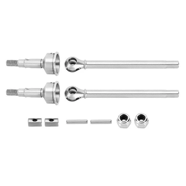 INJORA Stainless Steel Axle Shafts for INJORA TRX4M +4mm Axles