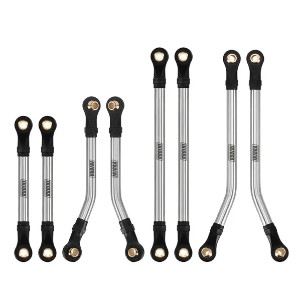 INJORA Stainless Steel High Clearance Links Set for 1/18 TRX4M High Trail K10 F150