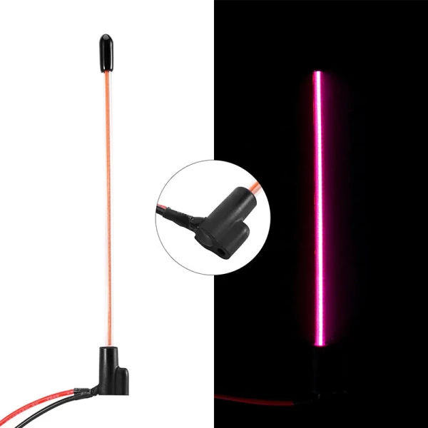 INJORA LED Whip Light for 1/18 1/24 RC Crawlers (Purple)