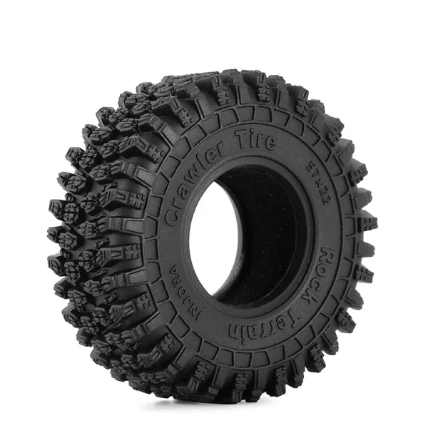 INJORA 1.0" 57*22mm Rock Crawling Tires (T1016) (4)
