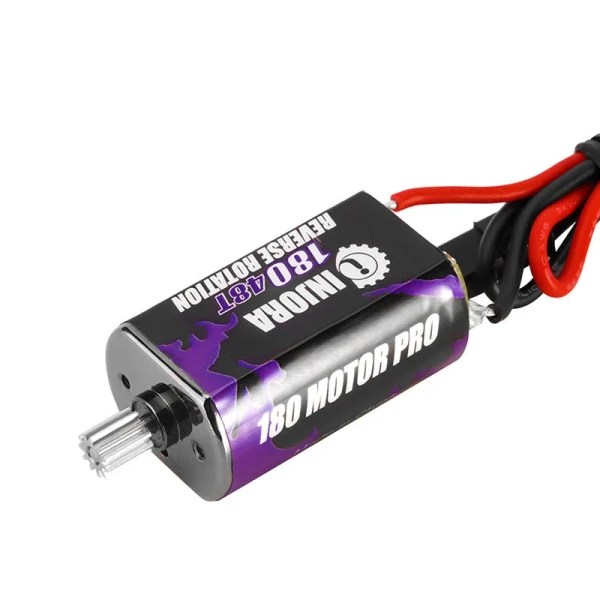 INJORA 180 PRO Brushed 48T Purple Motor with Steel Pinion for 1/18 TRX4M (INM11-48T)