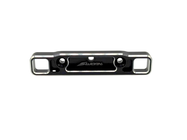 SWORKz S35-5 Series AL7075 Aluminum Rear Lower Fully Adjustable Toe-In Block (3degree)(RR)(SBK)