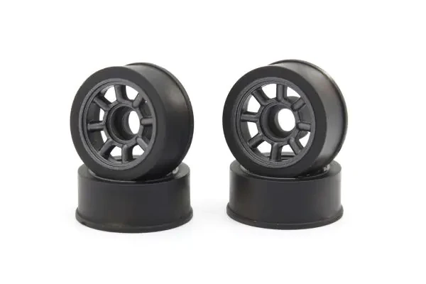 Kyosho RWD Watanabe Eight Spoke Wheels (Black) (4) (0mm Offset)