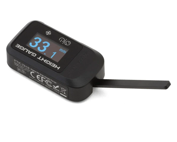 ProTek RC Digital Ride Height Gauge 2-38mm w/Case (Rechargeable)