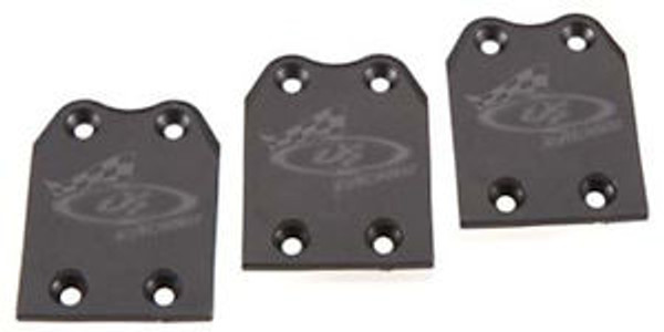DE Racing XD "Extreme Duty" Rear Skid Plates (3) (Associated RC8/RC8T/RC8B)