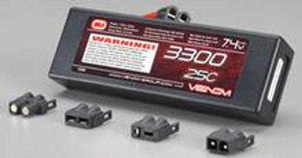 VENOM LIPO 2S 7.4 3300 25C HARD