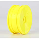 Losi Front Wheel Set (2) (Mini 8IGHT) (Yellow)