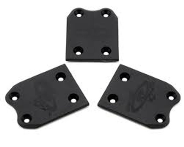 DE Racing XD "Extreme Duty" Rear Skid Plates (3) (XRAY XB808/XB8/XT8)