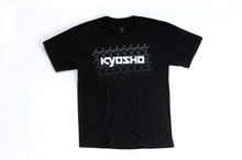 KYOSHO Black K Fade Short Sleeve - Medium (KA10002SMB)