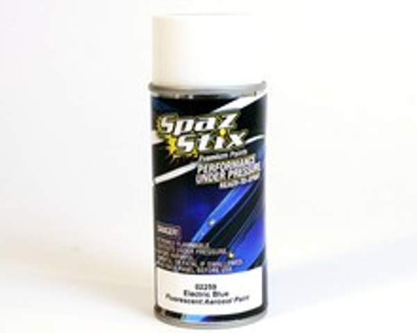 SPAZ STIX ELECTRIC BLUE FLUORESCENT AEROSOL PAINT 3.5oz (SZX02259)