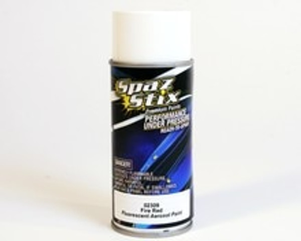 SPAZ STIX FIRE RED FLUORESCENT AEROSOL PAINT 3.5oz (SZX02309)