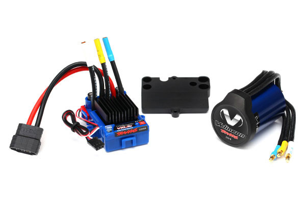 【美品】Traxxas VXL-3s ESCとVelineonブラシレスモーター Traxxas Velineon VXL-3s Brushless Motor & ESC Set