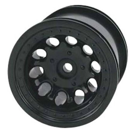 RPM "Revolver 10 Hole" Traxxas Electric Rear Wheels (2) (Black)