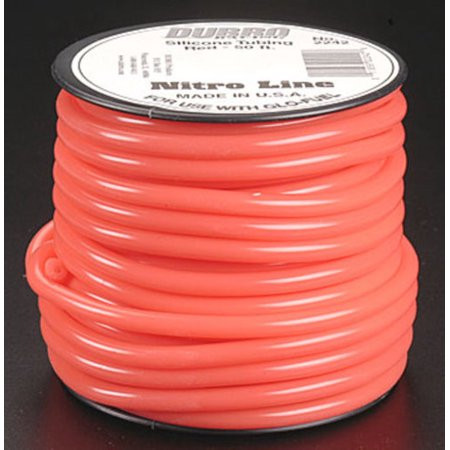 DUBRO "Nitro Line" Silicone Fuel Tubing (Red) - 1ft