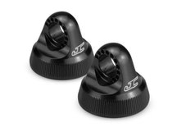 JCONCEPTS FIN - 12MM V2 SHOCK CAP - BLACK (JCO2490-2)