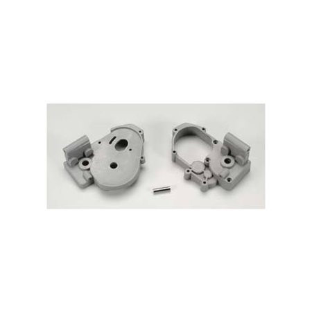 TRAXXAS Gearbox Halves w/Idler Shaft (Gray)
