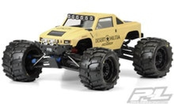 Pro-Line Desert Militia Monster Truck Body (Clear) (PRO3401-00)