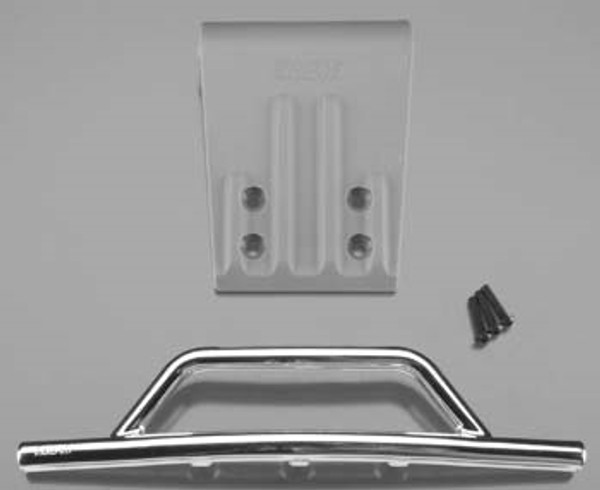 RPM Front Bumper & Skid Plate (Chrome) (Slash)