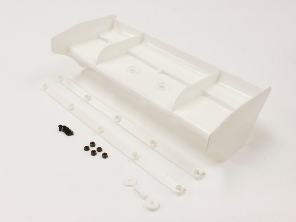 Kyosho MP9 TKI4 1/8 Plastic Wing w/Wickerbills (White)
