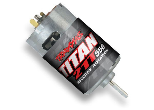 Traxxas Titan 550 Reverse Rotation Motor