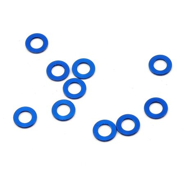 Team Associated 5.5x0.5mm Aluminum Ball Stud Washer (Blue) (10)