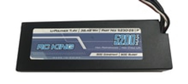 Rc King 5200 30c hard case lipo deans