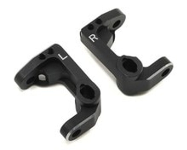 Yokomo Aluminum Front Steering Hub Carrier (Black) (2) (YOKZ2-413A