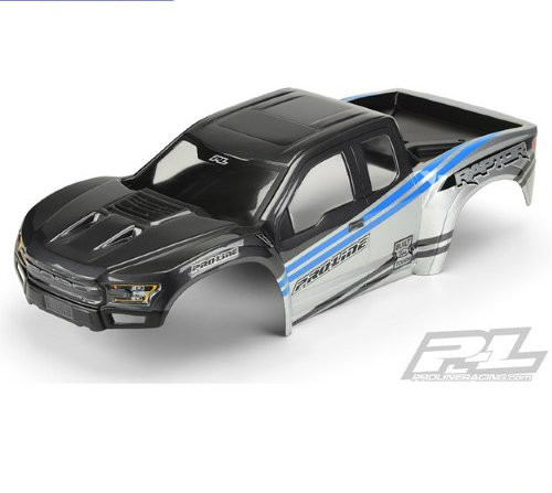 Pro-Line X-MAXX 2017 Ford F-150 Raptor Pre-Painted Body (Gray/Blue) (PRO3482-13)