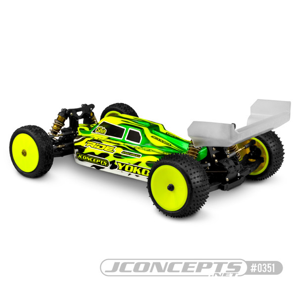 JConcepts S2 Yokomo YZ-4 SF Body W/Aero Wing (Clear) - BeachRC.com