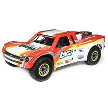 Losi Super Baja Rey 1/6 RTR Electric Trophy Truck (Red) - BeachRC.com