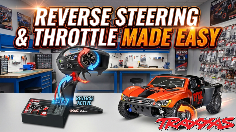 How To Reverse Steering and Throttle On a Traxxas Vehicle