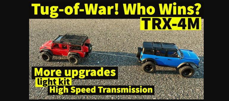 Traxxas TRX4M Light Kit and Speed Transmission / BeachRC Product Review 