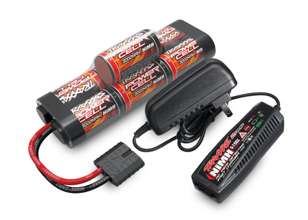 signe様 Traxxas 8.4V 3000mAh 7-Cell Battery and Charger Pack