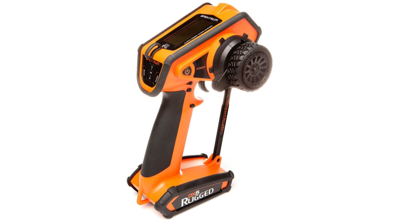 Spektrum DX5 Rugged DSMR TX Only (Orange) - BeachRC.com