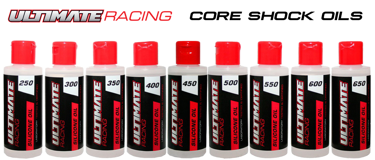 Ultimate Racing Core Shock Oil Set (250 - 650) (9pcs) (UR250650