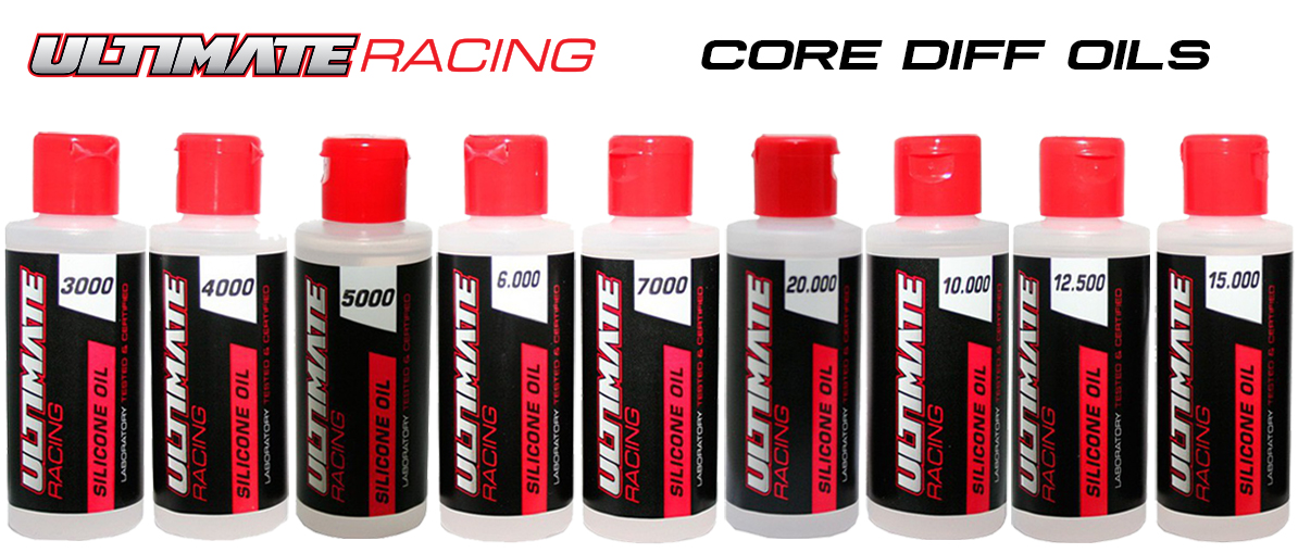 Ultimate Racing Core Diff Oil Set (3k-20k) (9pcs) - BeachRC.com