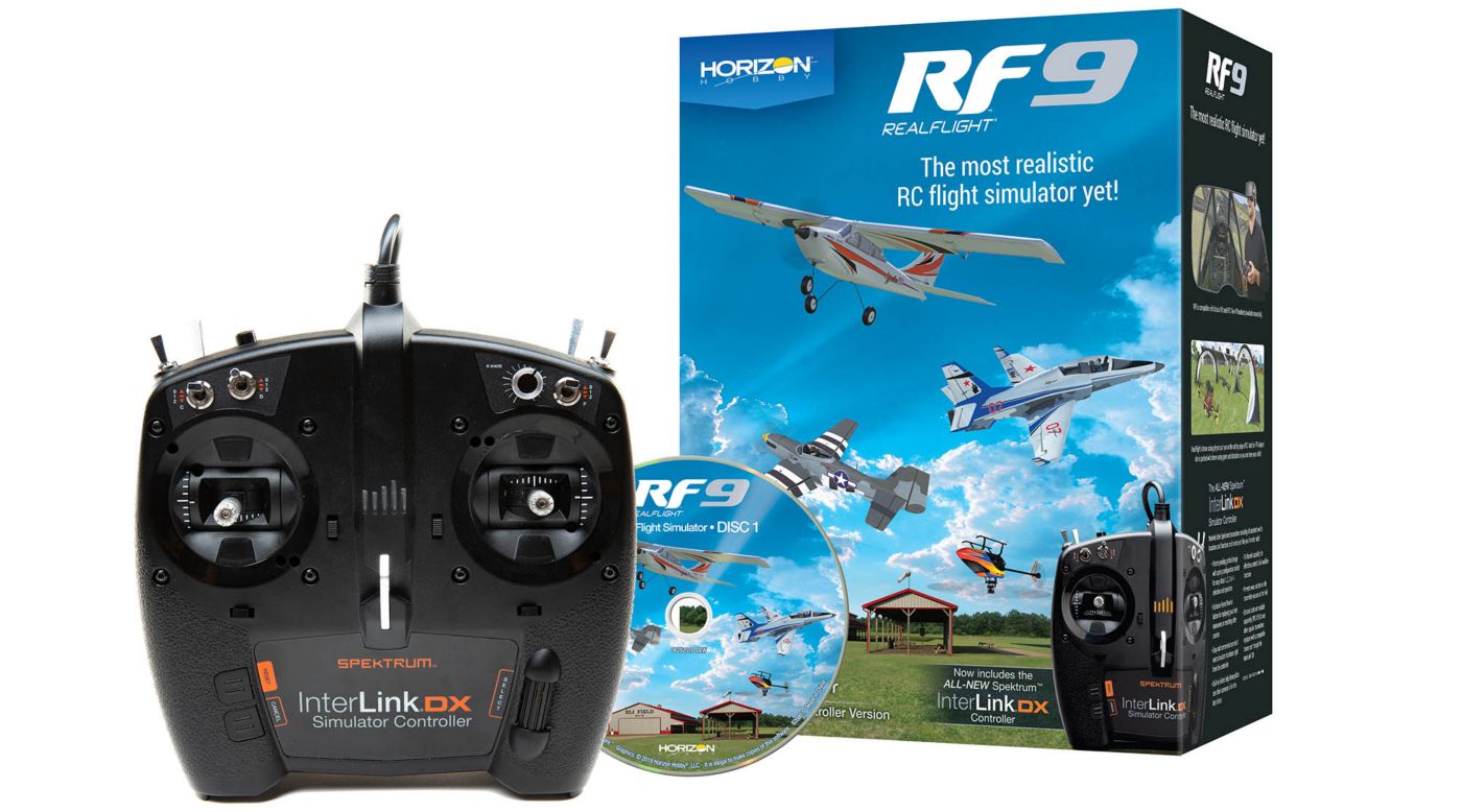RealFlight 9 Flight Simulator w/Spektrum Transmitter - BeachRC.com