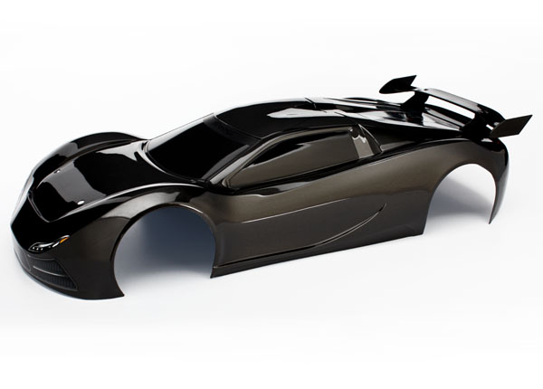 Traxxas XO-1 Pre-Painted Body & Wing Set (Black) - BeachRC.com