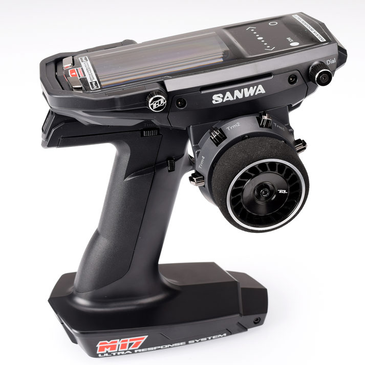 Revolution Design Sanwa M17/MT-44 Aluminum Steering Wheel (Black