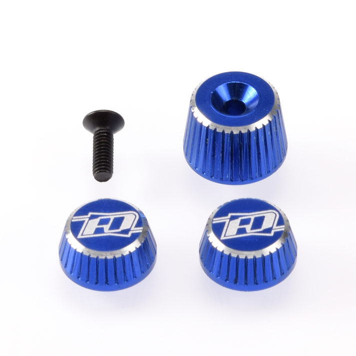 Revolution Design M17 Dial & Nut Set (Blue) - BeachRC.com