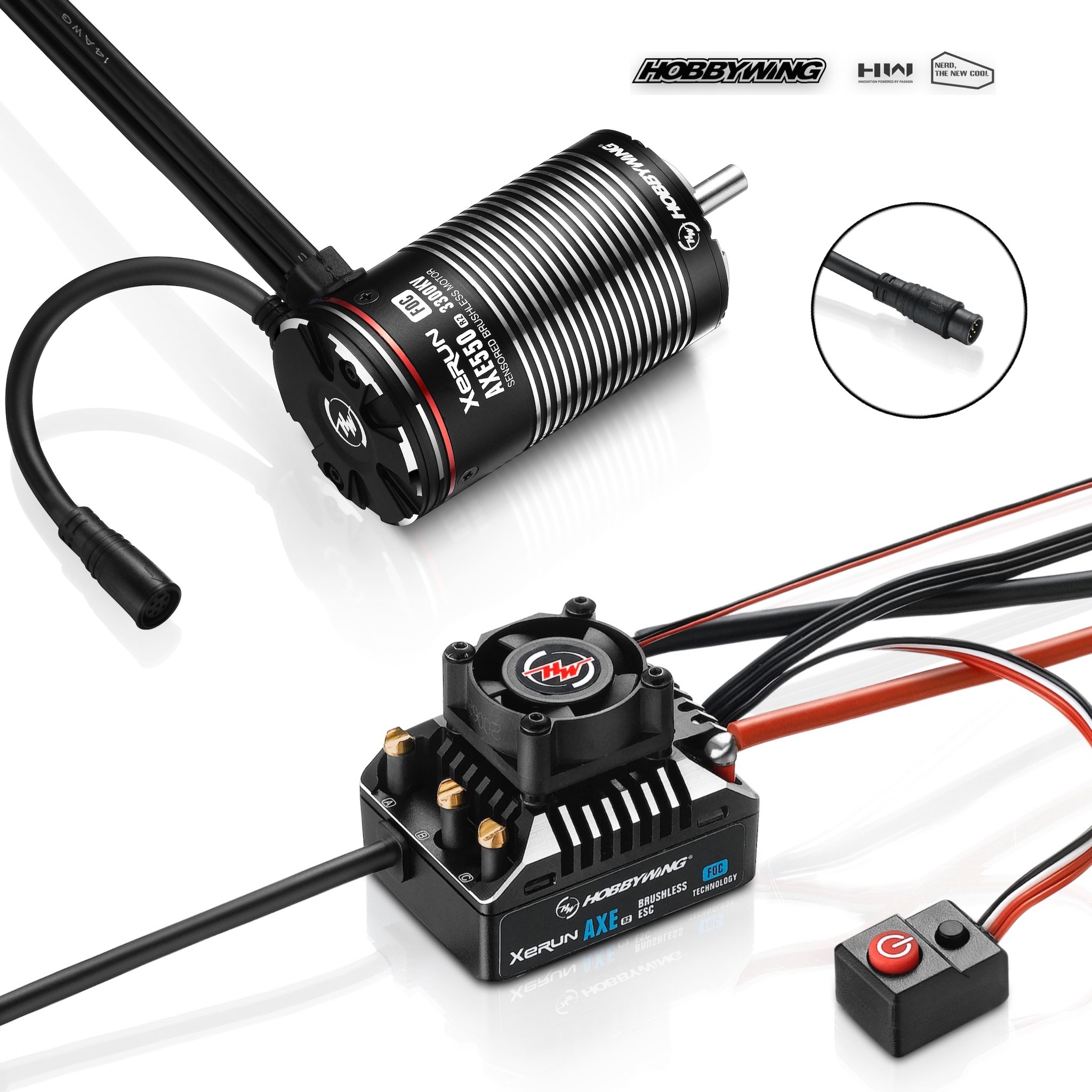 Hobbywing XERUN AXE 550 R2 System (ESC/Motor Combo) 3300kv